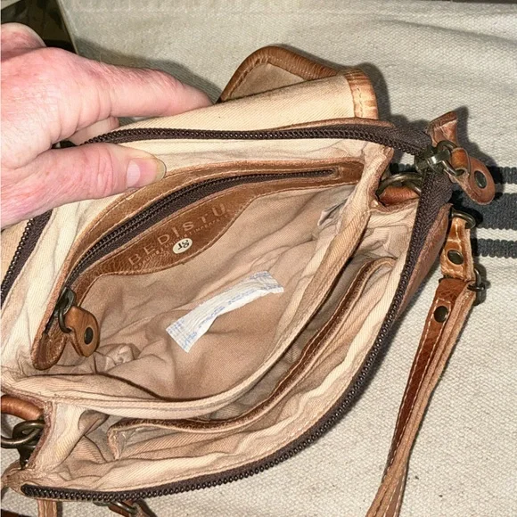 NWOT Bed Stu Leather Ziggy Clutch Crossbody Belt Bag Tan Rustic Retail $165 - Picture 12 of 16